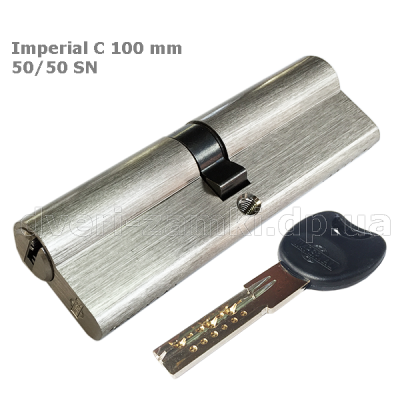 Циліндровий механізм Imperial C 100 mm 50/50 SN ключ-ключ Циліндровий механізм Imperial C 100 mm 50/50 SN ключ-ключ