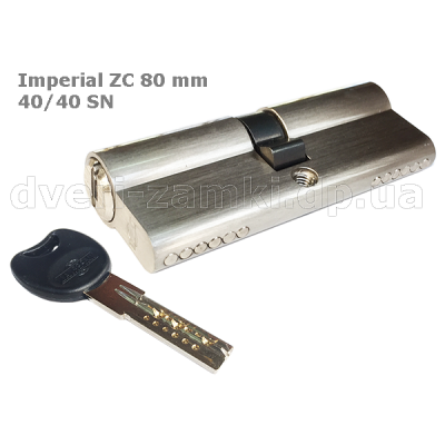 Циліндр Imperial ZC 80 мм SN 40x40 ключ/ключ Циліндр Imperial ZC 80 мм SN 40x40 ключ/ключ