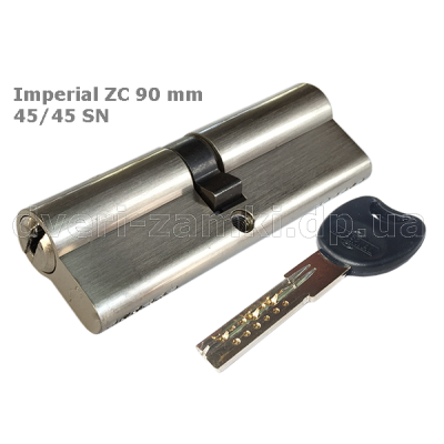Циліндровий механізм Imperial ZC 90 мм 45x45 SN ключ/ключ Циліндровий механізм Imperial ZC 90 мм 45x45 SN ключ/ключ