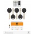 Полуциліндр RB Keylocx 40,5 NST 30,5х10 CAM30 5KEY