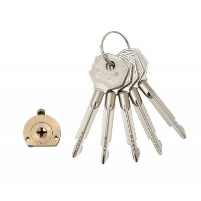 Циліндровий механізм Siba 121F/5 keys з хрестоподібними ключами