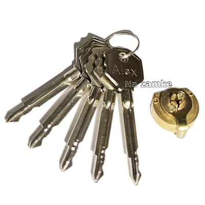 Цилиндровый механизм Alex крест 5 keys