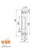 Ответная планка USK 257L NP