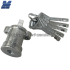 Замок накладний циліндровий із засувом-заскочкою ЗН2Д «Атлант» ШО40