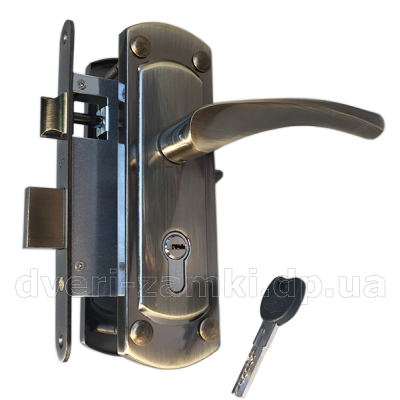 Замок із ручками USK ET-25112 AB бронза Замок із ручками USK ET-25112 AB бронза