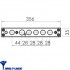 Торцева планка MUL-T-LOCK OMEGA WA167-05 Торцева планка MUL-T-LOCK OMEGA WA167-05