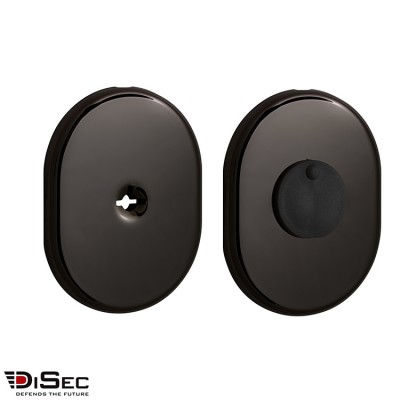 Накладки Disec KT21 OMEGA OVAL Хром чорний Накладки Disec KT21 OMEGA OVAL Хром чорний