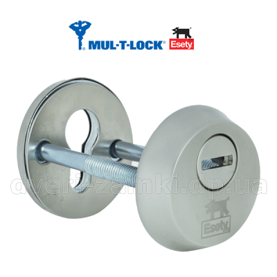 Броненакладка Mul-t-Lock-Esety SL3-M8 никель сатин Броненакладка Mul-t-Lock-Esety SL3-M8 никель сатин