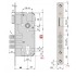 Замок MUL-T-LOCK 1-WAY DIN 985 PB UNIV BS45 мм 85 мм SP Замок MUL-T-LOCK 1-WAY DIN 985 PB UNIV BS45 мм 85 мм SP