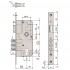 Замок SANTOS 1-WAY DIN 972 PB UNIV BS 50 мм 72мм SP