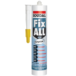 Клей герметик Soudal Fix-ALL Crystal