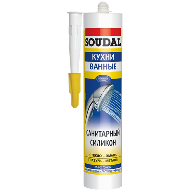 Санитарный силикон Soudal бесцветный