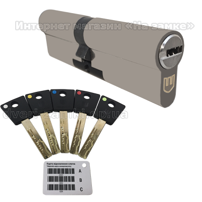 Циліндр Шерлок HK 110 50x60 SN ключ/ключ Циліндр Шерлок HK 110 50x60 SN ключ/ключ