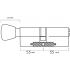 Циліндр Шерлок HK 110 55x55 T BR ключ/вертушка матова латунь
