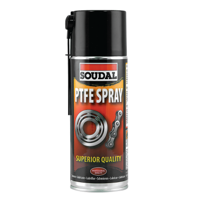 Смазочно-защитный аэрозоль Soudal Ptfe Spray. Объем 400 мл. Смазочно-защитный аэрозоль Soudal Ptfe Spray. Объем 400 мл.