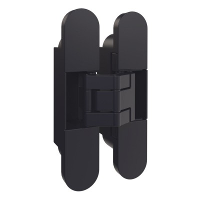 Петля скрытого монтажа Axor Industry D5004 24х120 мм (30 кг) черная