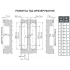 Петля прихованого монтажу Axor Industry D5004 24х120 мм (30 кг) срібло Петля прихованого монтажу Axor Industry D5004 24х120 мм (30 кг) срібло