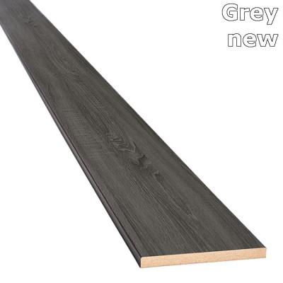 Доборная планка МДФ Grey new ПВХ De Luxe Доборная планка МДФ Grey new ПВХ De Luxe