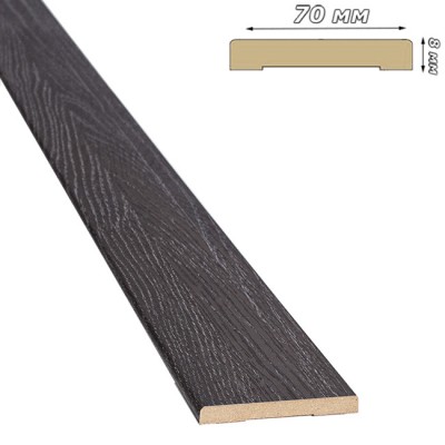 Наличник 70x8 ПВХ Ultra дуб мускат Наличник 70x8 ПВХ Ultra дуб мускат