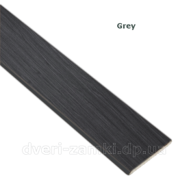 Наличник 64 мм ПВХ De Luxe Grey new