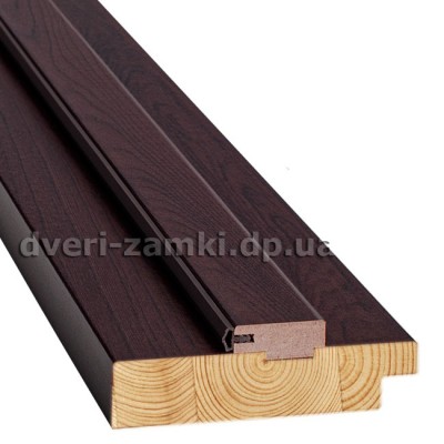 Коробка стоевая дерево 100 мм венге brown