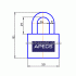 Замок навісний Apecs PD-01-50 Замок навісний Apecs PD-01-50