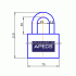 Навісний замок Apecs PD 01-75 Навісний замок Apecs PD 01-75