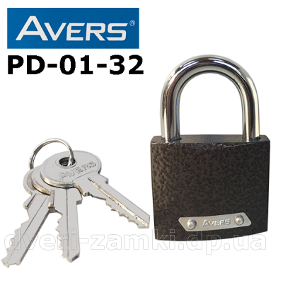 Замок навісний Avers PD-01-32 Замок навісний Avers PD-01-32