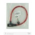 Замок VIRO MOTO ELBA RED із тросом 45 см 2KEY