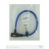 Замок VIRO MOTO ELBA BLUE із тросом 45 см 2KEY Замок VIRO MOTO ELBA BLUE із тросом 45 см 2KEY