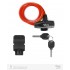 Замок VIRO MOTO HAWAII RED з тросом 180 см 2KEY