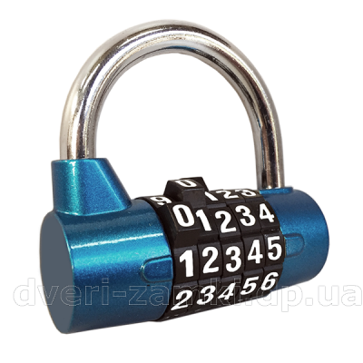 Замок навесной кодовый TRI-Circle AD-50 синий Замок навесной кодовый TRI-Circle AD-50 синий